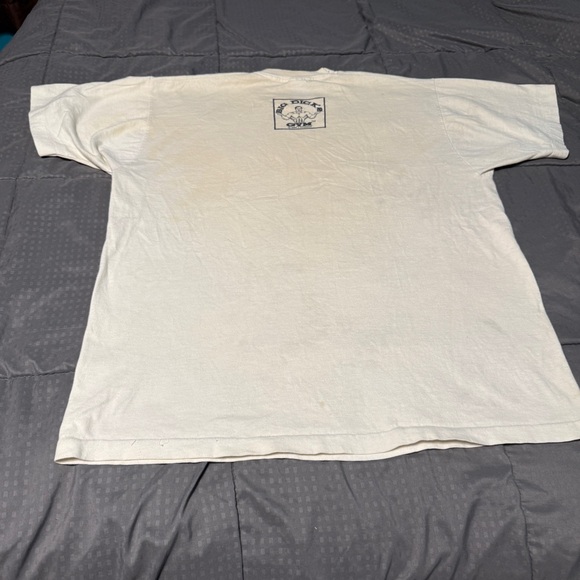 Vintage Get Stiff At Big Dick’s Pub T Shirt Men’s XL 1989 FAIR STAIN DISCOLORED - Picture 13 of 15